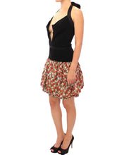 Multicolor floral bubble halterneck dress Dolce & Gabbana