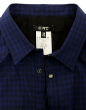 Blue checkered cotton shirt Costume National