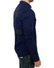 Blue checkered cotton shirt Costume National