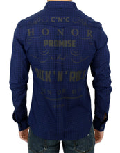 Blue checkered cotton shirt Costume National