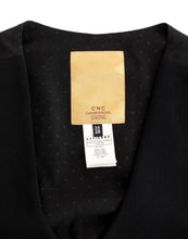 Black wool blend casual vest Costume National