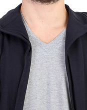 Blue hooded cotton sweater Costume National