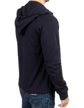 Blue hooded cotton sweater Costume National