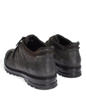 Gray Leather Ankle Strap Shoes Boots Dolce & Gabbana