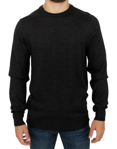 Gray crewneck pullover sweater Costume National