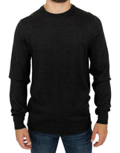 Gray crewneck pullover sweater Costume National