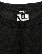 Gray crewneck pullover sweater Costume National