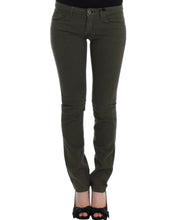 Green slim leg jeans Costume National