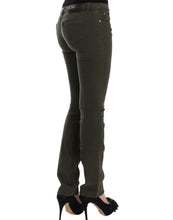 Green slim leg jeans Costume National