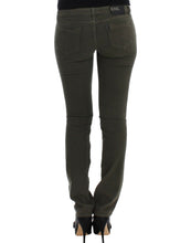 Green slim leg jeans Costume National