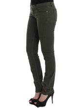 Green slim leg jeans Costume National