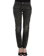 Gray distressed jeans Costume National