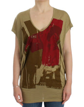 Green print shortsleeve t-shirt Costume National