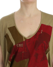Green print shortsleeve t-shirt Costume National
