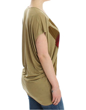 Green print shortsleeve t-shirt Costume National