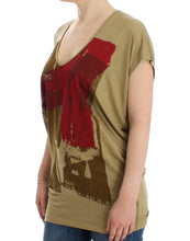 Green print shortsleeve t-shirt Costume National