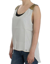 White sleeveless top Costume National