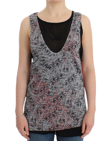 Black sleeveless top Costume National