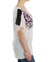 White motive print blouse Costume National