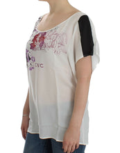 White motive print blouse Costume National