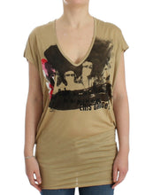 Beige motive print t-shirt Costume National