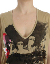 Beige motive print t-shirt Costume National