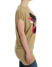 Beige motive print t-shirt Costume National