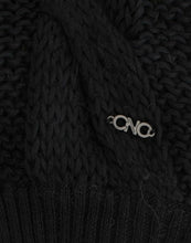 Black sleeveless knitted cardigan Costume National