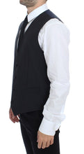 Gray Stretch Formal Dress Vest Gilet Dolce & Gabbana