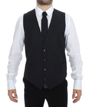 Gray Stretch Formal Dress Vest Gilet Dolce & Gabbana