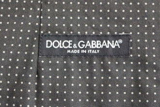Gray Polka Dot Dress Vest Gilet Weste Dolce & Gabbana