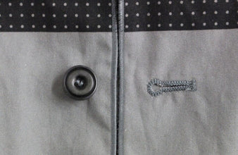 Gray Polka Dot Dress Vest Gilet Weste Dolce & Gabbana