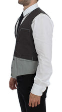 Gray Polka Dot Dress Vest Gilet Weste Dolce & Gabbana