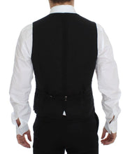 Black Wool Formal Dress Vest Gilet Jacket Dolce & Gabbana