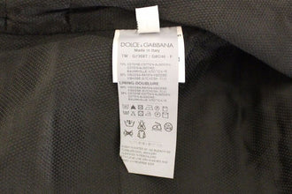 Black Cotton Blend Dress Vest Gilet Dolce & Gabbana