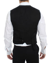 Black Cotton Blend Dress Vest Gilet Dolce & Gabbana