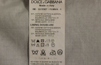 Beige Silk Blend Dress Formal Vest Gilet Dolce & Gabbana