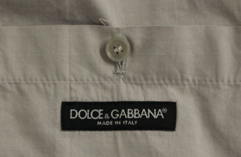 Beige Silk Blend Dress Formal Vest Gilet Dolce & Gabbana
