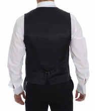 Gray Slim Fit Button Front Dress Formal Vest Dolce & Gabbana
