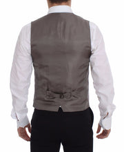 Beige Cotton Dress Vest Blazer Jacket Dolce & Gabbana