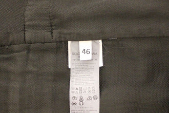 Black Flax Cotton Dress Vest Blazer Dolce & Gabbana