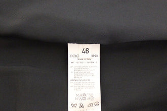 Blue Cotton Stretch Dress Vest Blazer Dolce & Gabbana