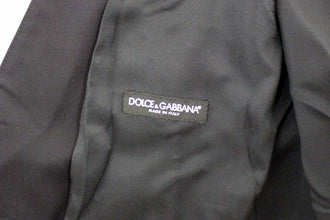 Blue Cotton Stretch Dress Vest Blazer Dolce & Gabbana