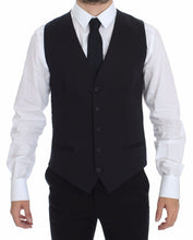 Blue Cotton Stretch Dress Vest Blazer Dolce & Gabbana