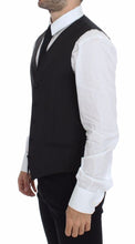 Gray Wool Stretch Dress Vest Jacket Blazer Dolce & Gabbana