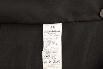 Gray Wool Stretch Dress Vest Jacket Blazer Dolce & Gabbana