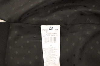 Black Wool Silk Stretch Dress Vest Blazer Dolce & Gabbana