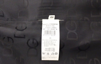 Blue Cotton Stretch Dress Vest Blazer Dolce & Gabbana