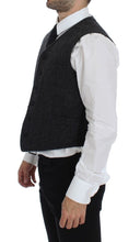 Gray Wool Blend Vest Gilet Weste Dolce & Gabbana