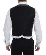 Gray Cotton Blend Logo Vest Gilet Weste Dolce & Gabbana